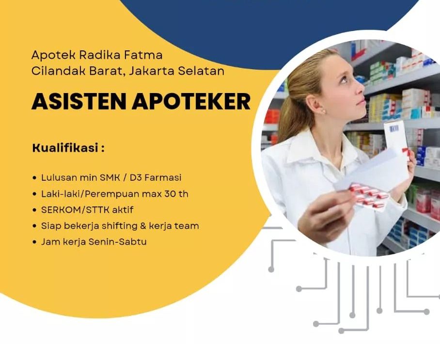 lowongan asisten apoteker bkk smk mahadhika